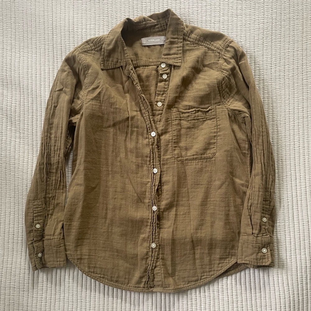 Everlane Shrunken Gauze Shirt